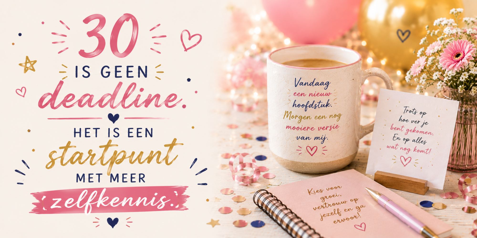 30 is geen deadline maar een startpunt quote