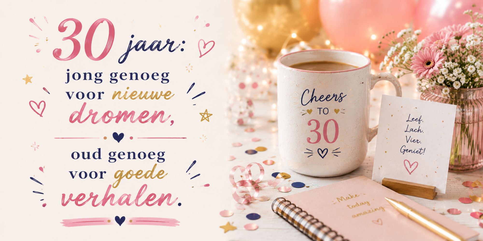 30 jaar jong genoeg voor nieuwe dromen oud genoeg voor goede verhalen