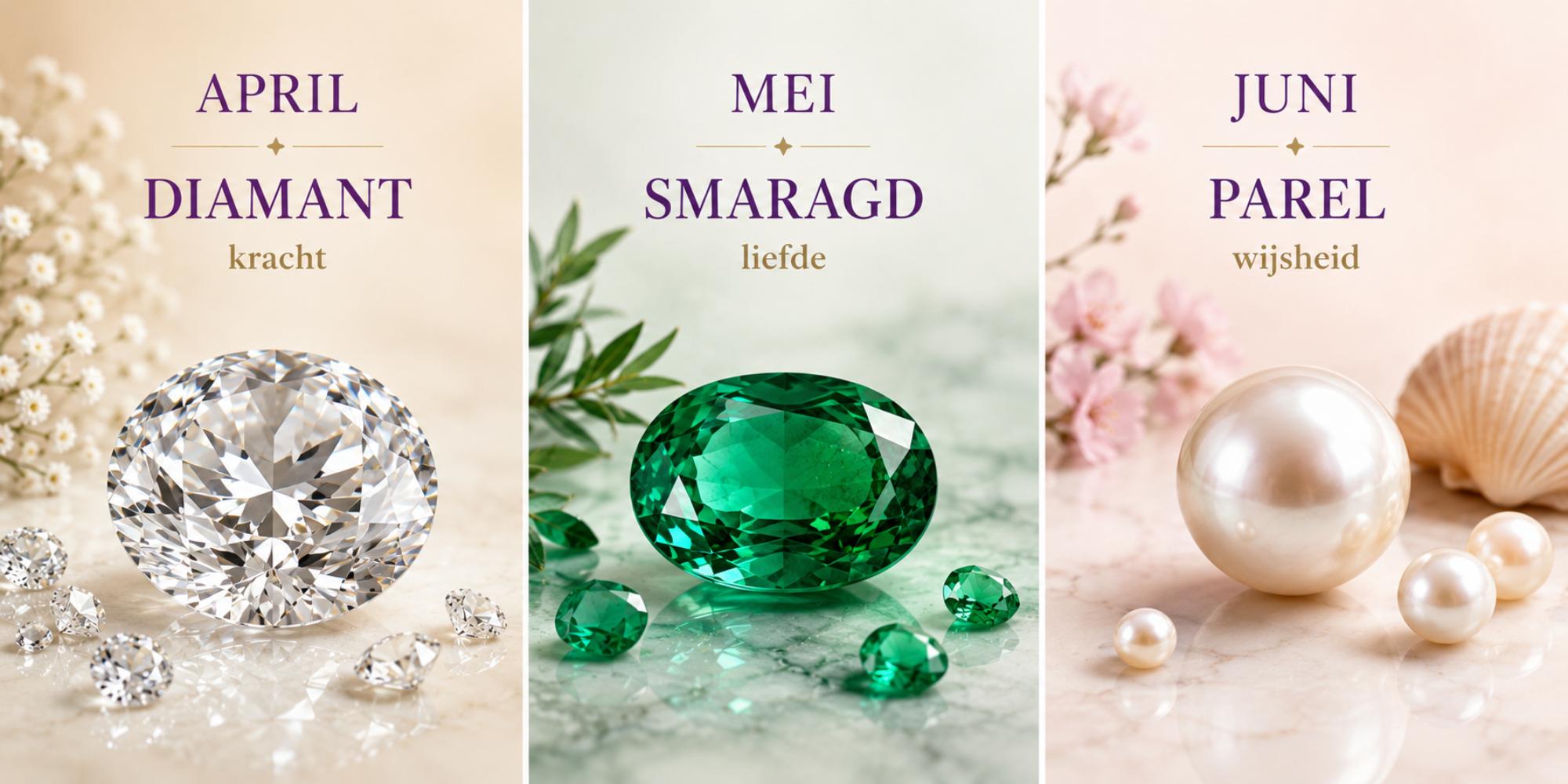 geboortestenen april mei juni