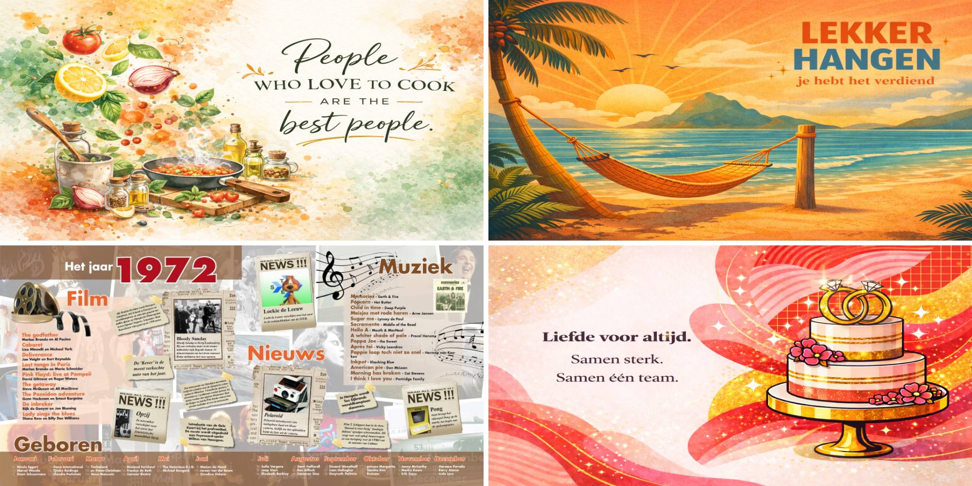 Cadeau vriendenboek vriendenboekje jaaroverzicht sfeerbladen vriendenboekje