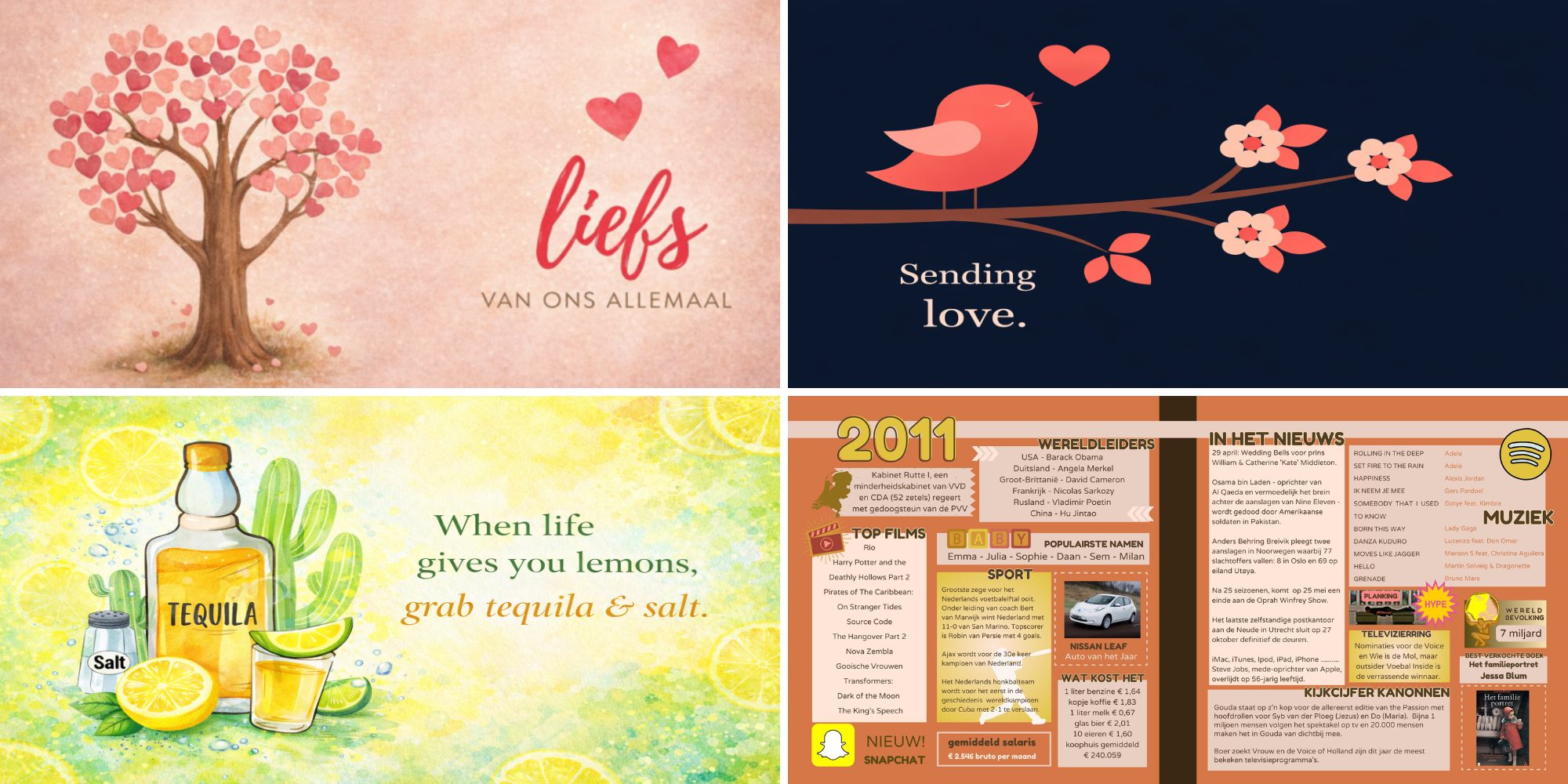 Voorbeelden Vriendenboeken Sfeerbladen Cadeau Zieke