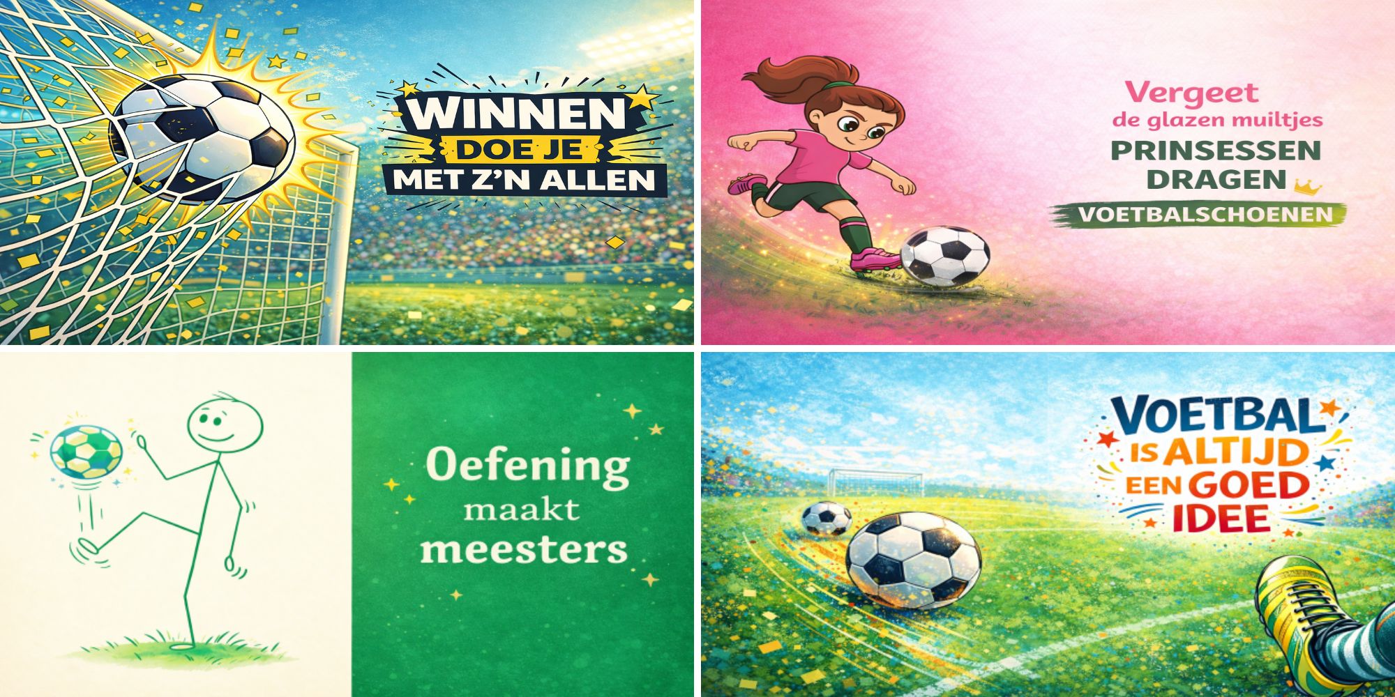 sfeerbladen voetbal voetbalteam vriendenboek 1