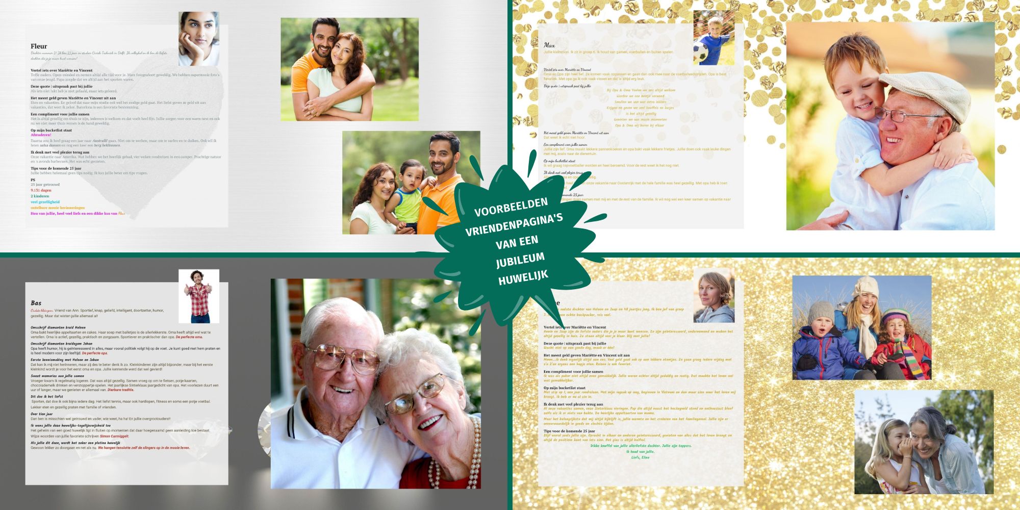 Voorbeelden Vriendenboek Cadeau smaragden Huwelijk Huwelijksjubileum 55 jaar getrouwd