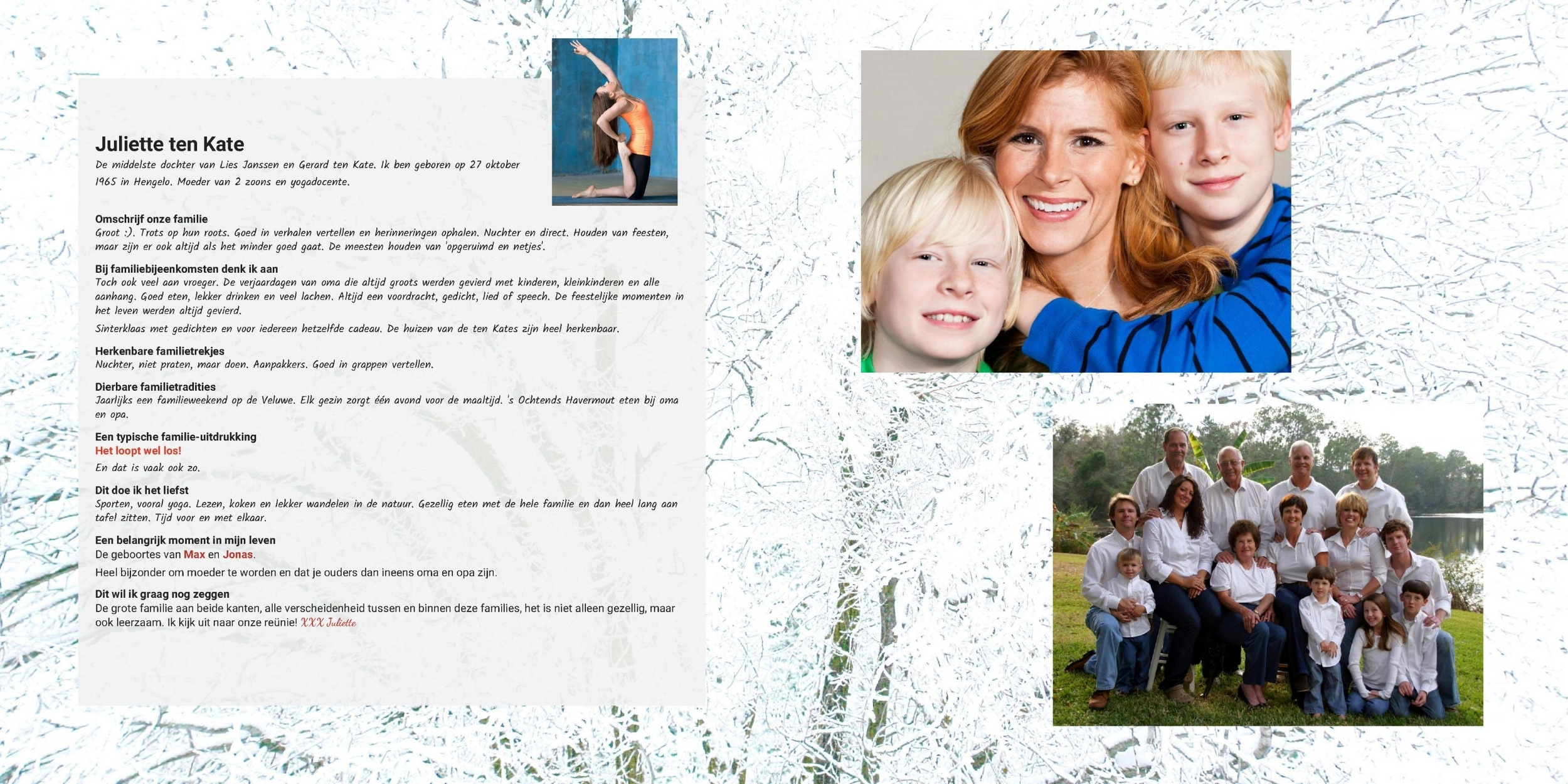 familieboek reunie herinnering cadeau familie