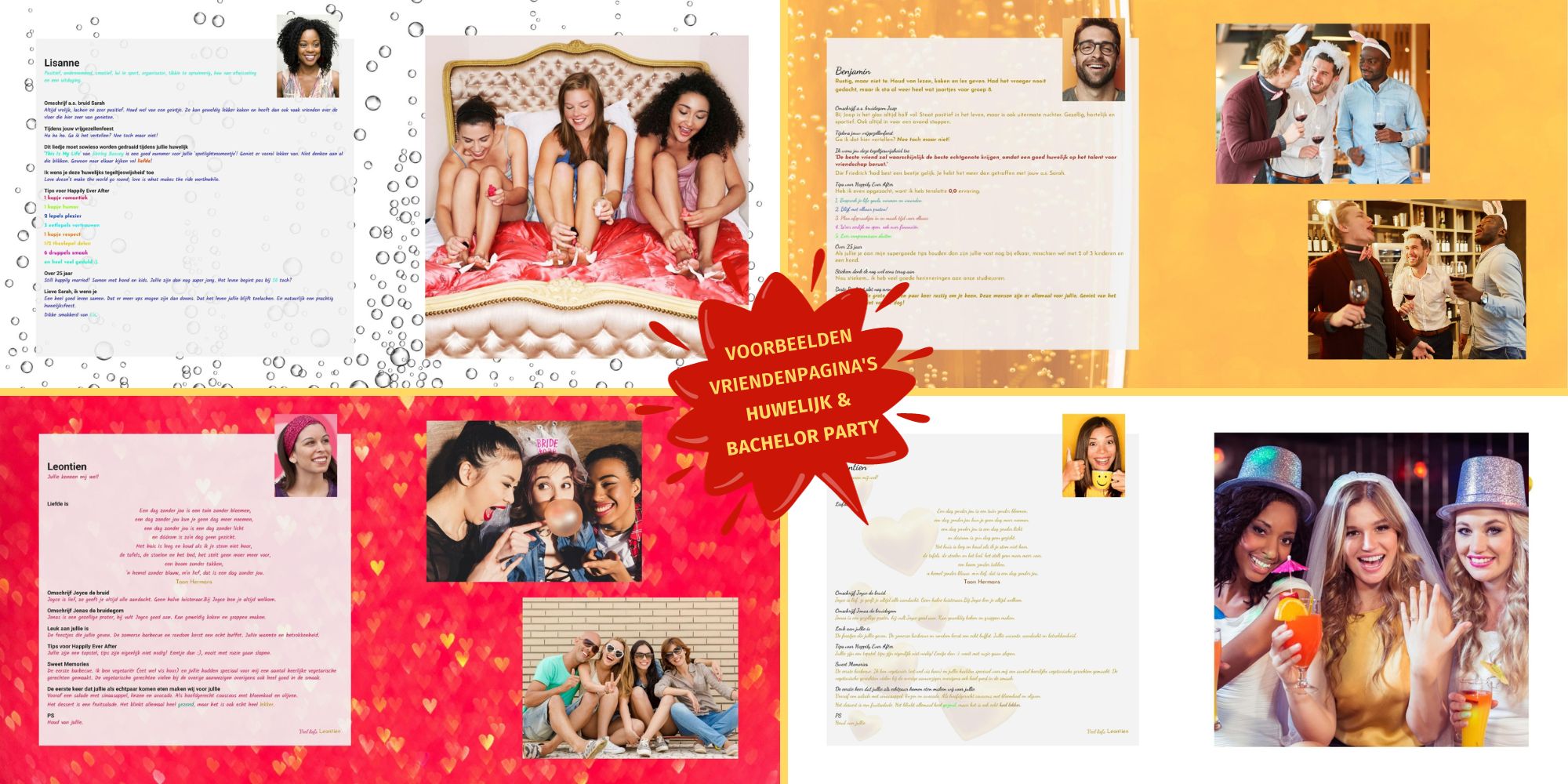 cadeau vriendenboek vriendenboekje vrijgezellenfeest bachelor