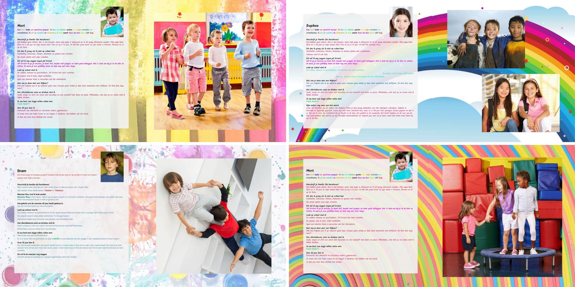 Cadeau juf einde schooljaar vriendenboekje voorbeelden vriendenpagina’s afscheid juf