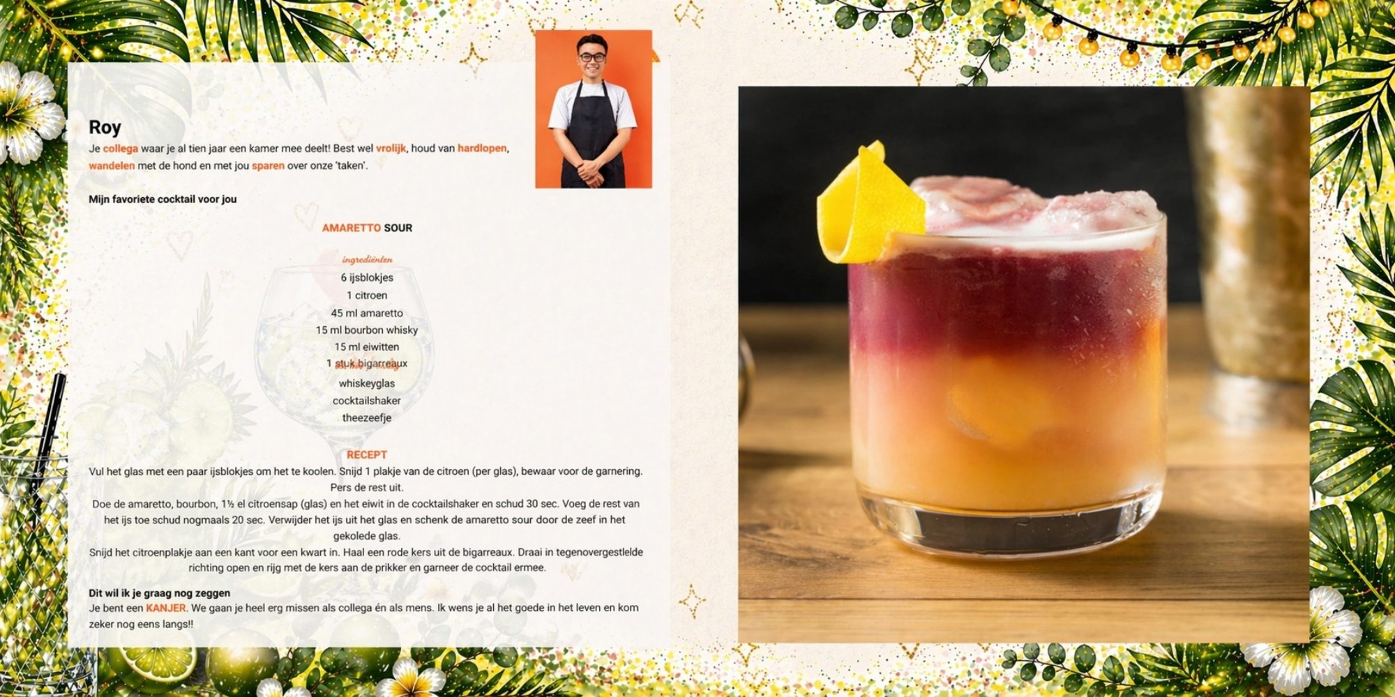 Samen een cocktailboek maken cadeau vriendenboek
