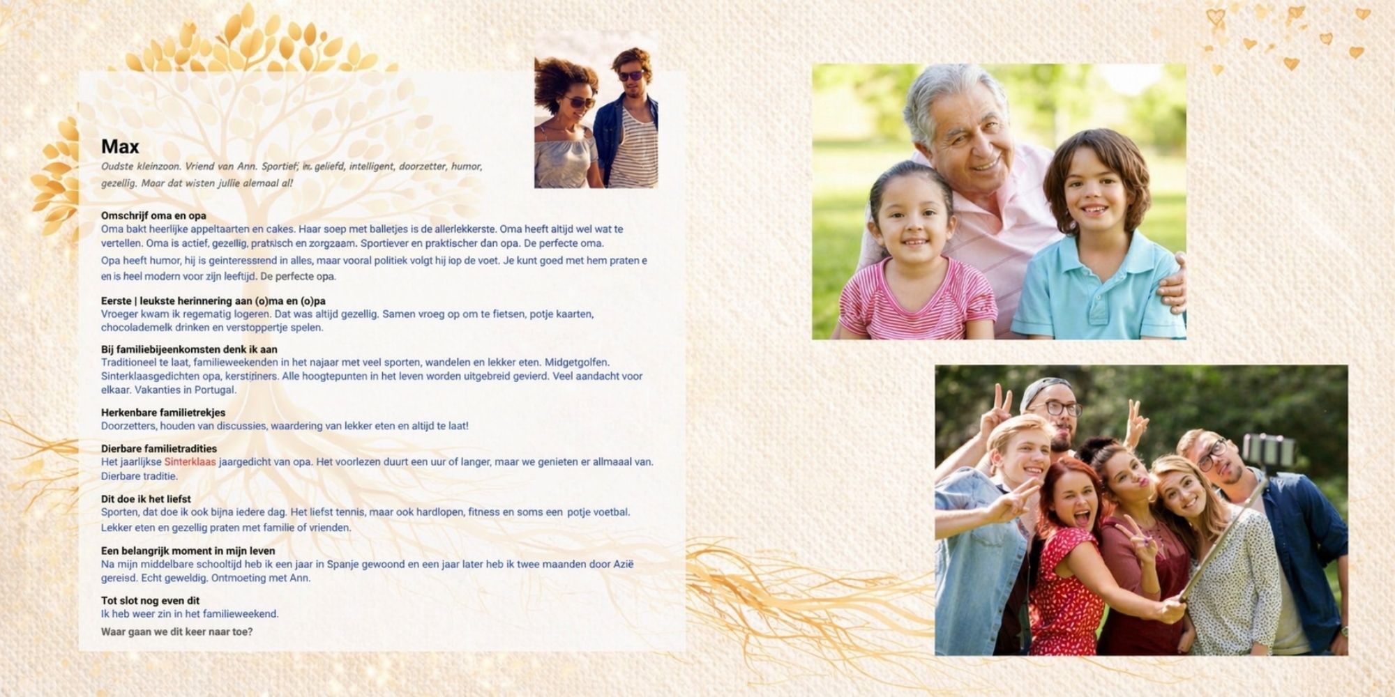 familieboek cadeau herinneringsboek familie maken