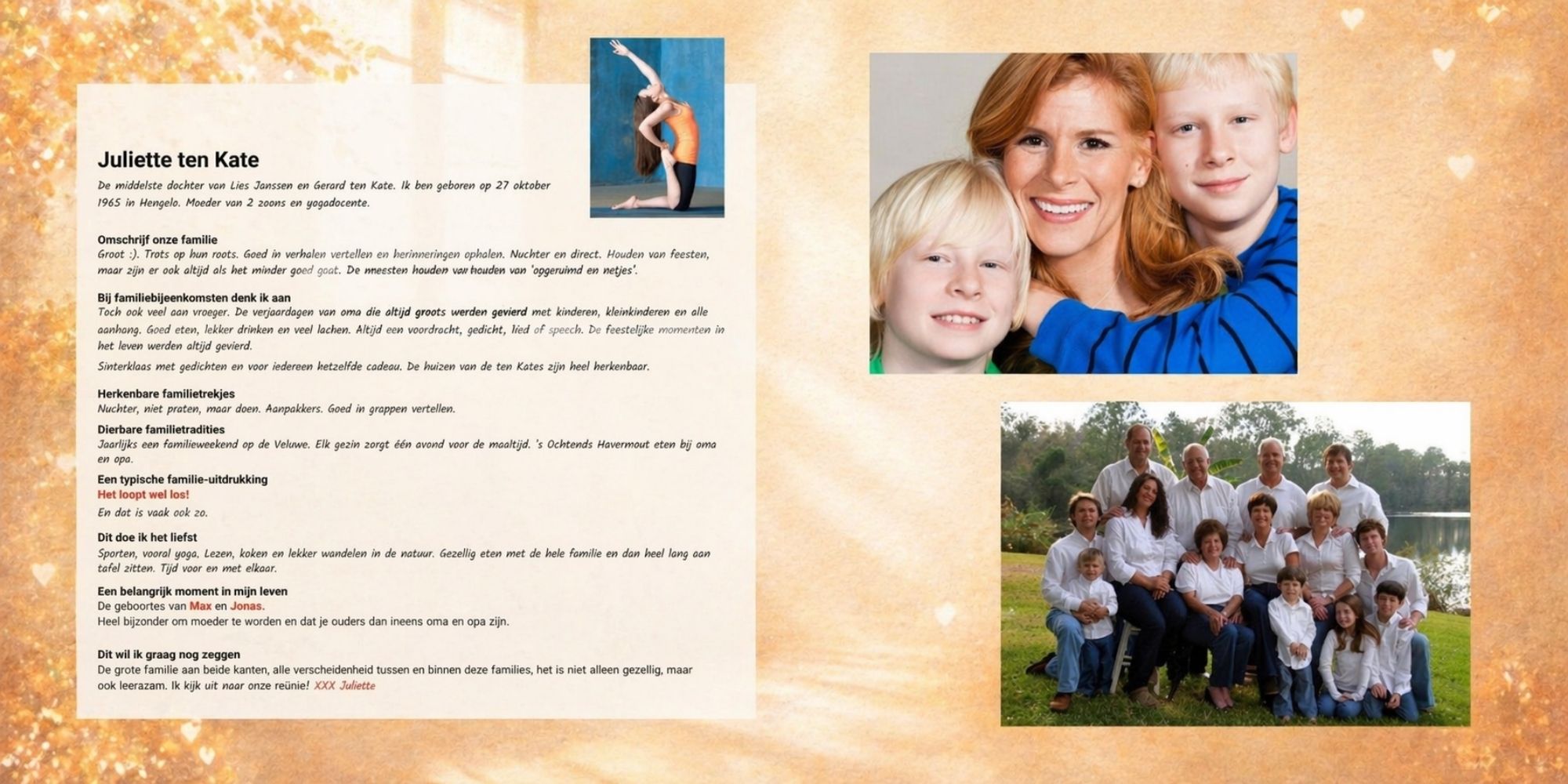 familieboek maken familie cadeau familiereunie herinneringsboek