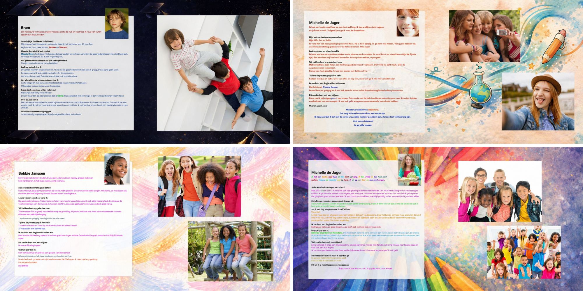 voorbeelden van vriendenpaginas vriendenboekje afscheidsboek groep 8