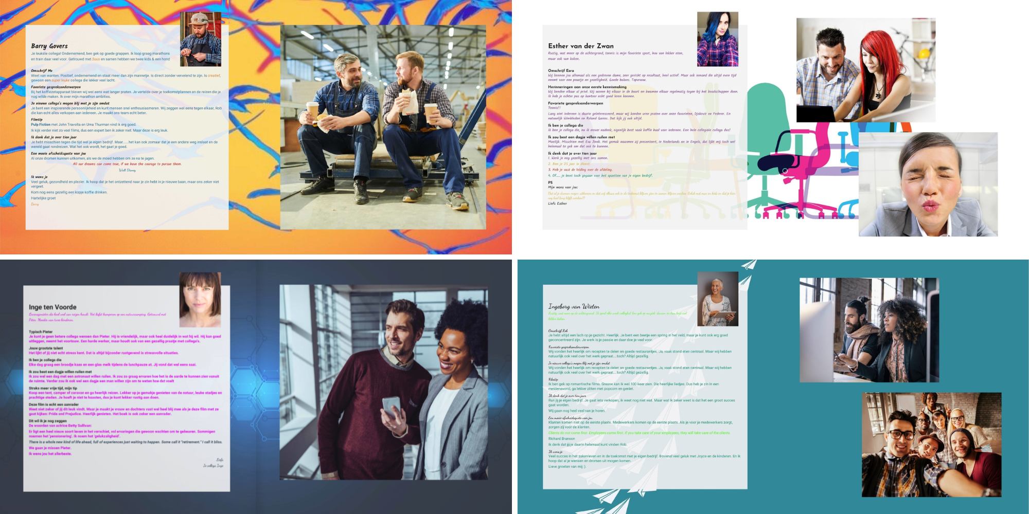 pensioen cadeau vriendenboek