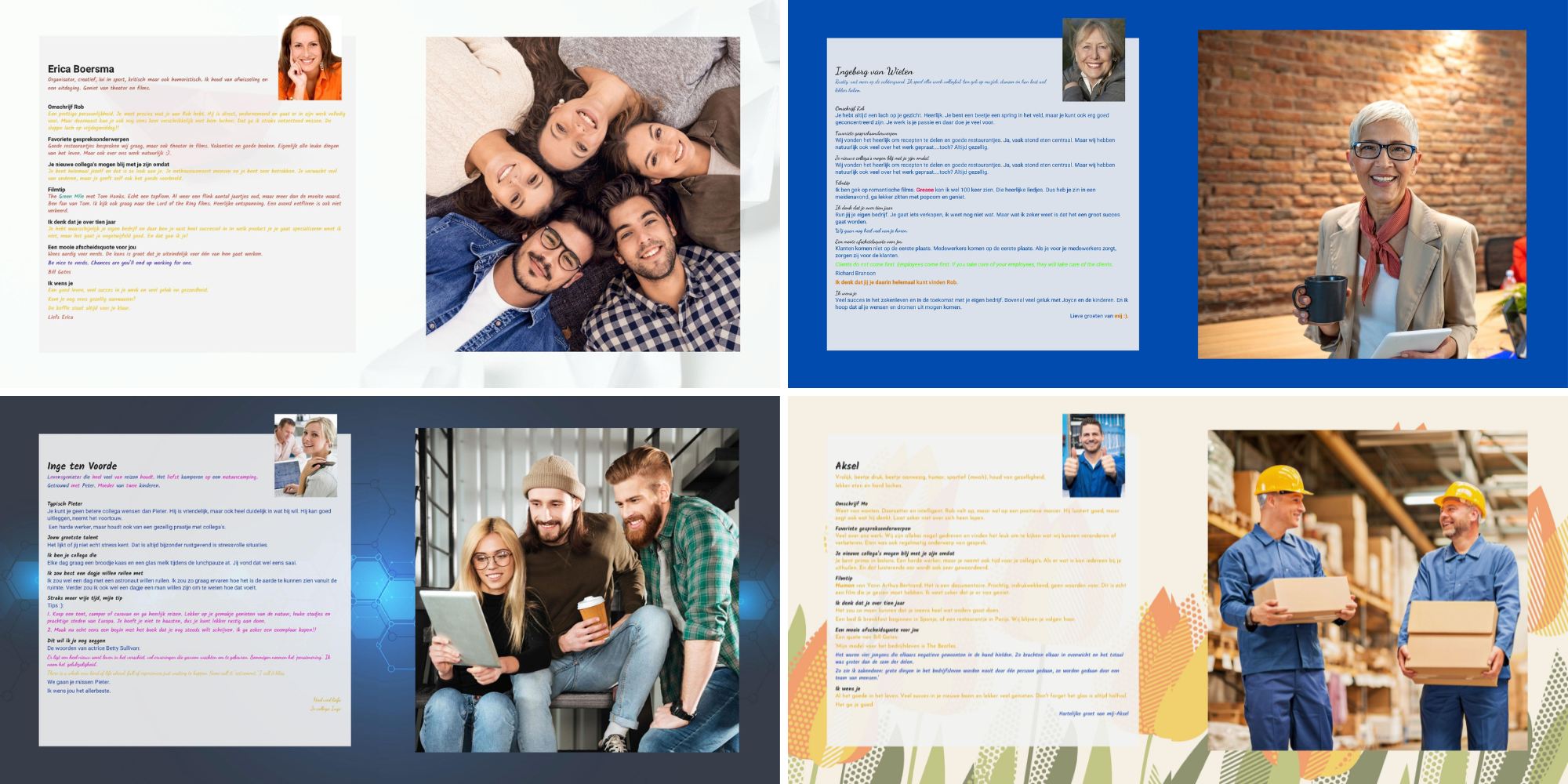 pensioen cadeau vriendenboek vriendenpaginas