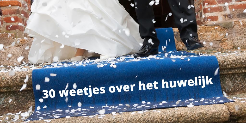 Wist je dat? het huwelijk in getalletjes