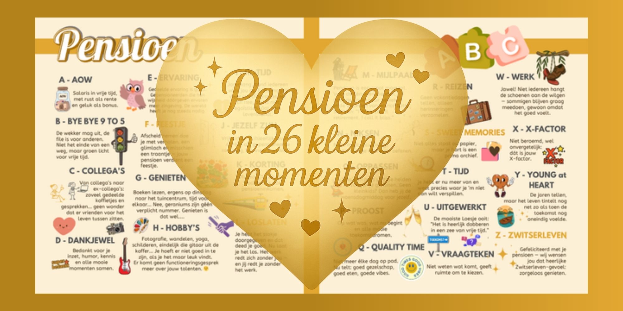 Hét ABC vol verhalen om nooit te vergeten — pensioen-editie