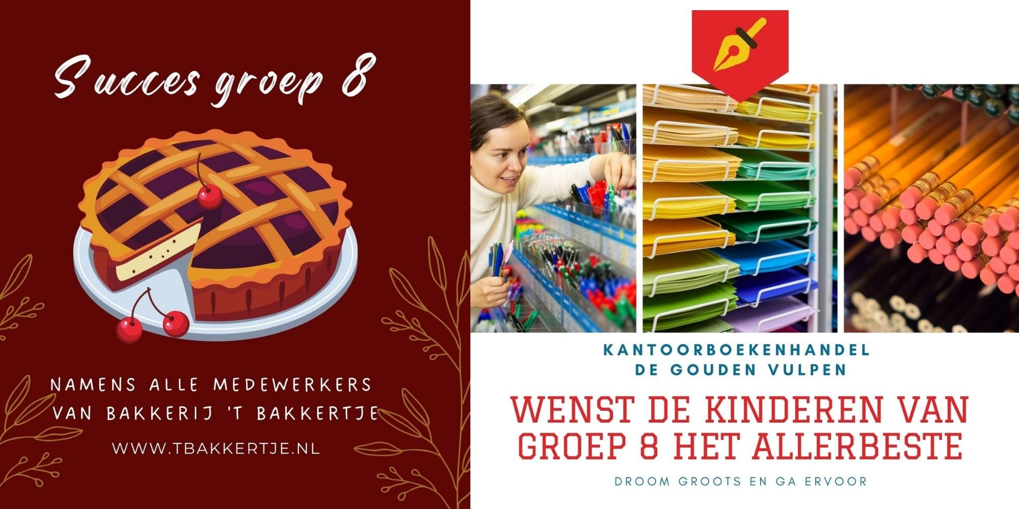 3 advertentie in afscheidsboek