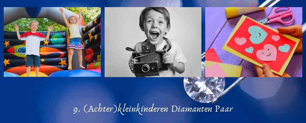 diamanten paar 9 kleinkinderen diamanten paar