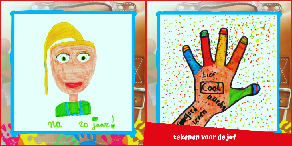 tekeningen in een vriendenboek