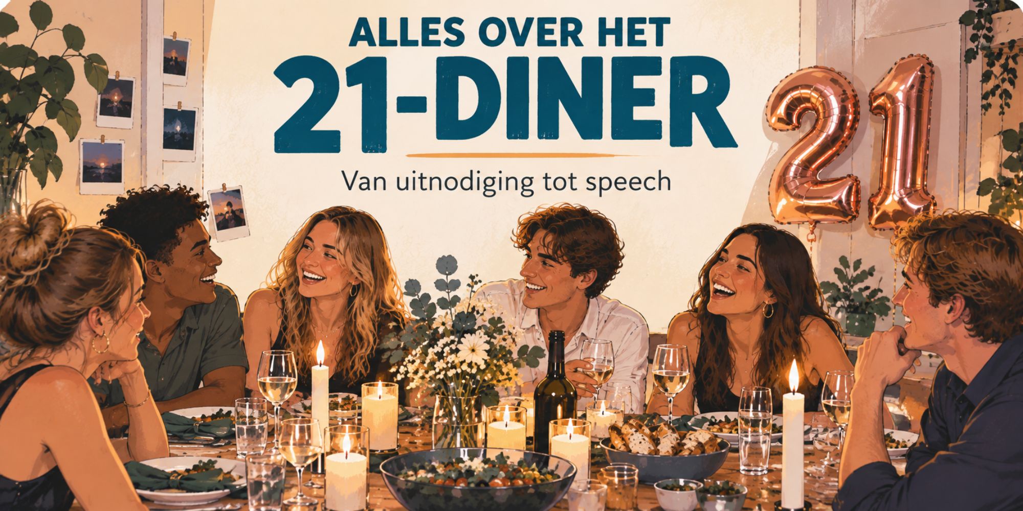 21e verjaardag? Steeds vaker een 21-diner