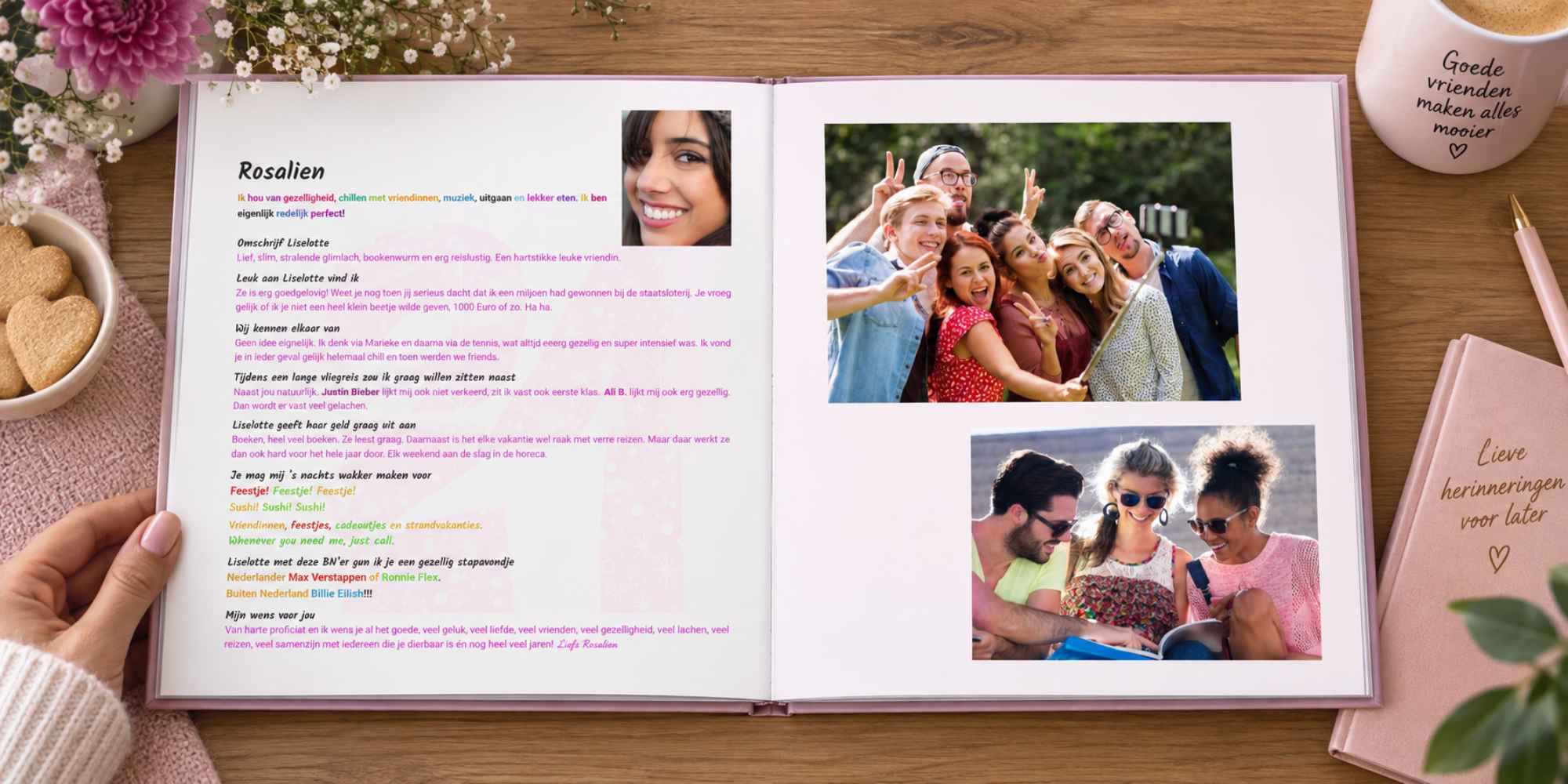 vriendenboek als cadeau voor 21 jaar verjaardag