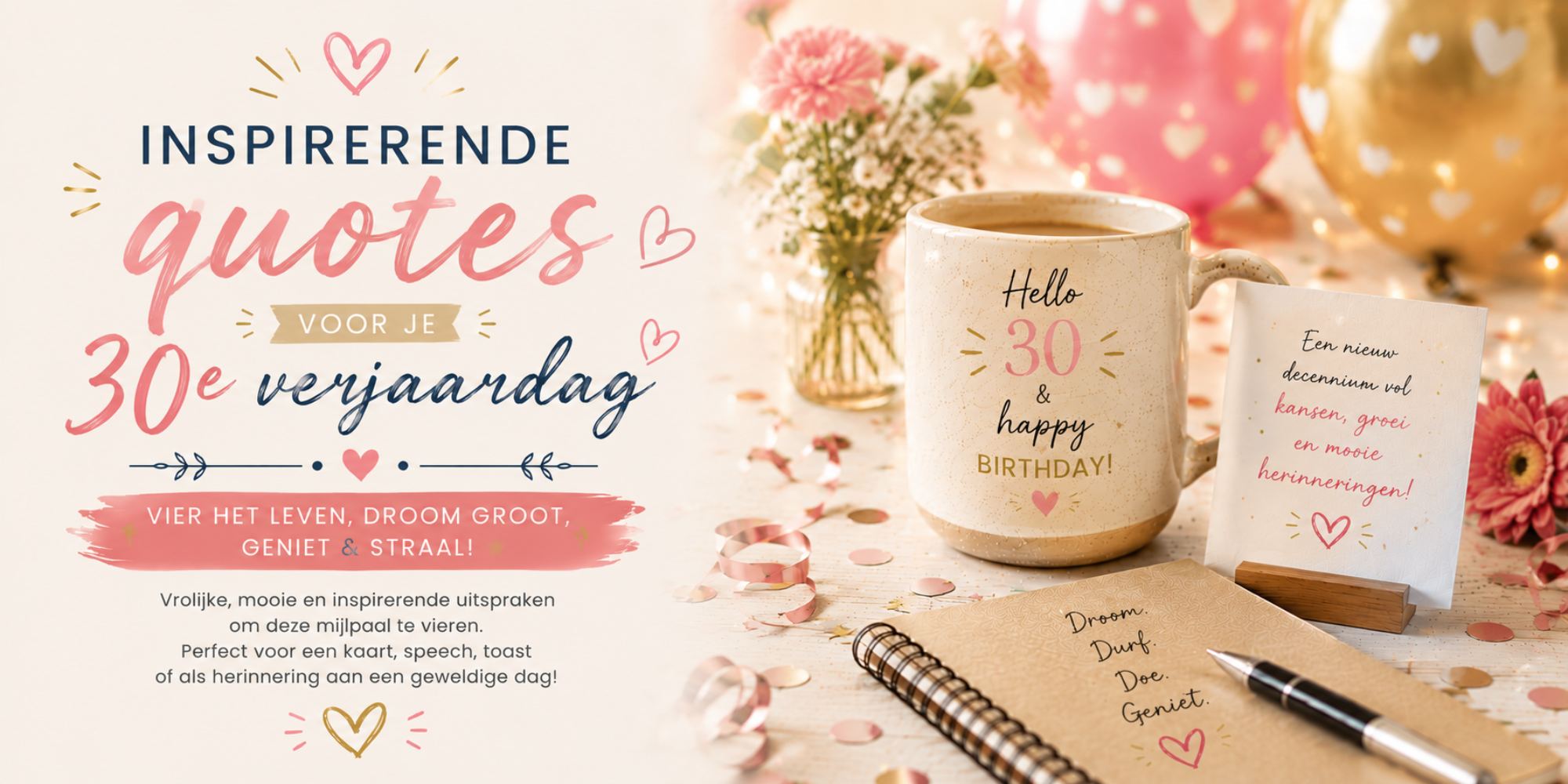 19 quotes en uitspraken over 30 jaar