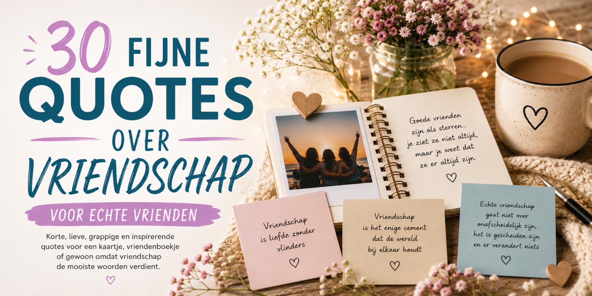 CITATEN, UITSPRAKEN & QUOTES VRIENDSCHAP!