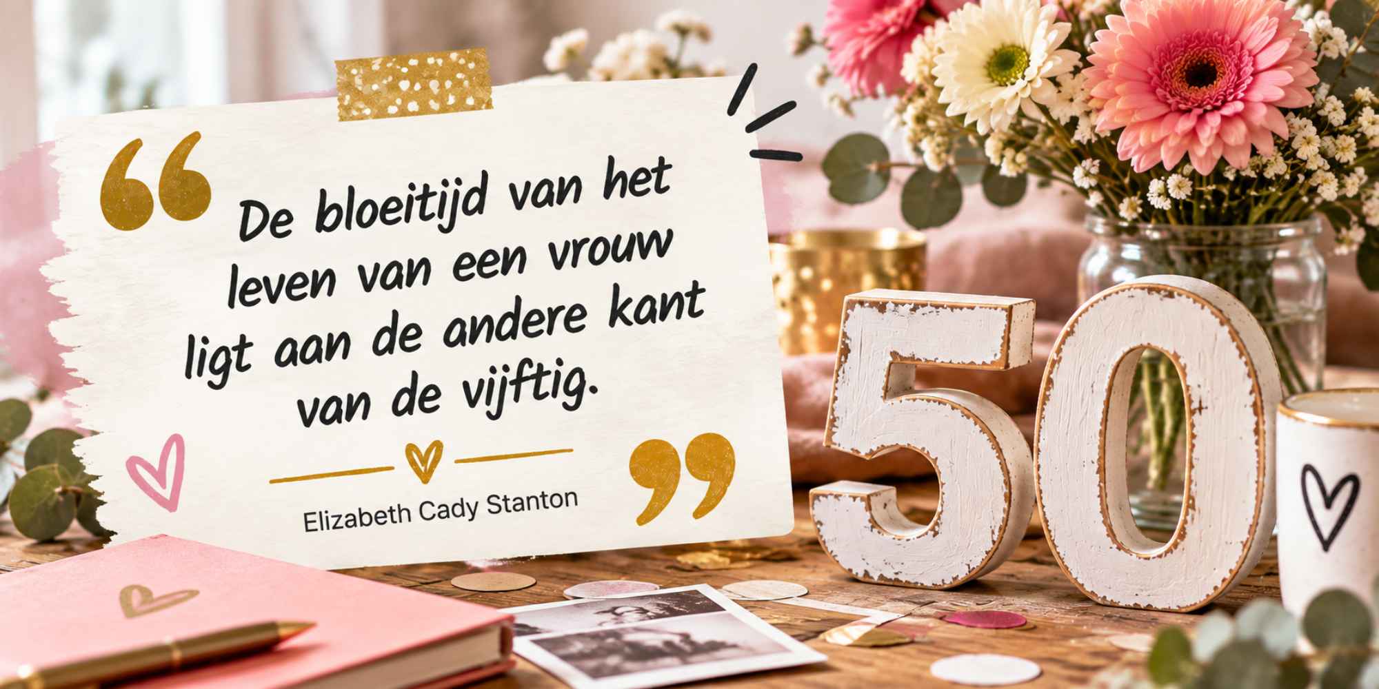 Quote Elizabeth Cady Stanton over 50 jaar worden