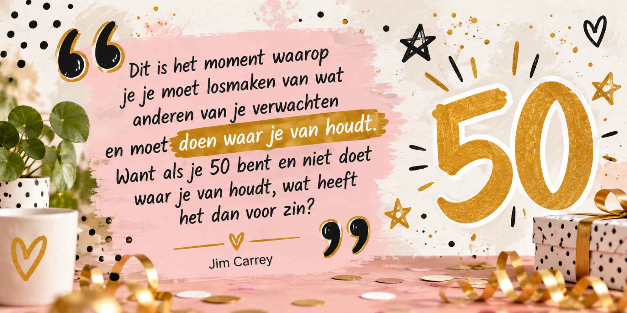 Quote Jim Carrey over 50 jaar worden