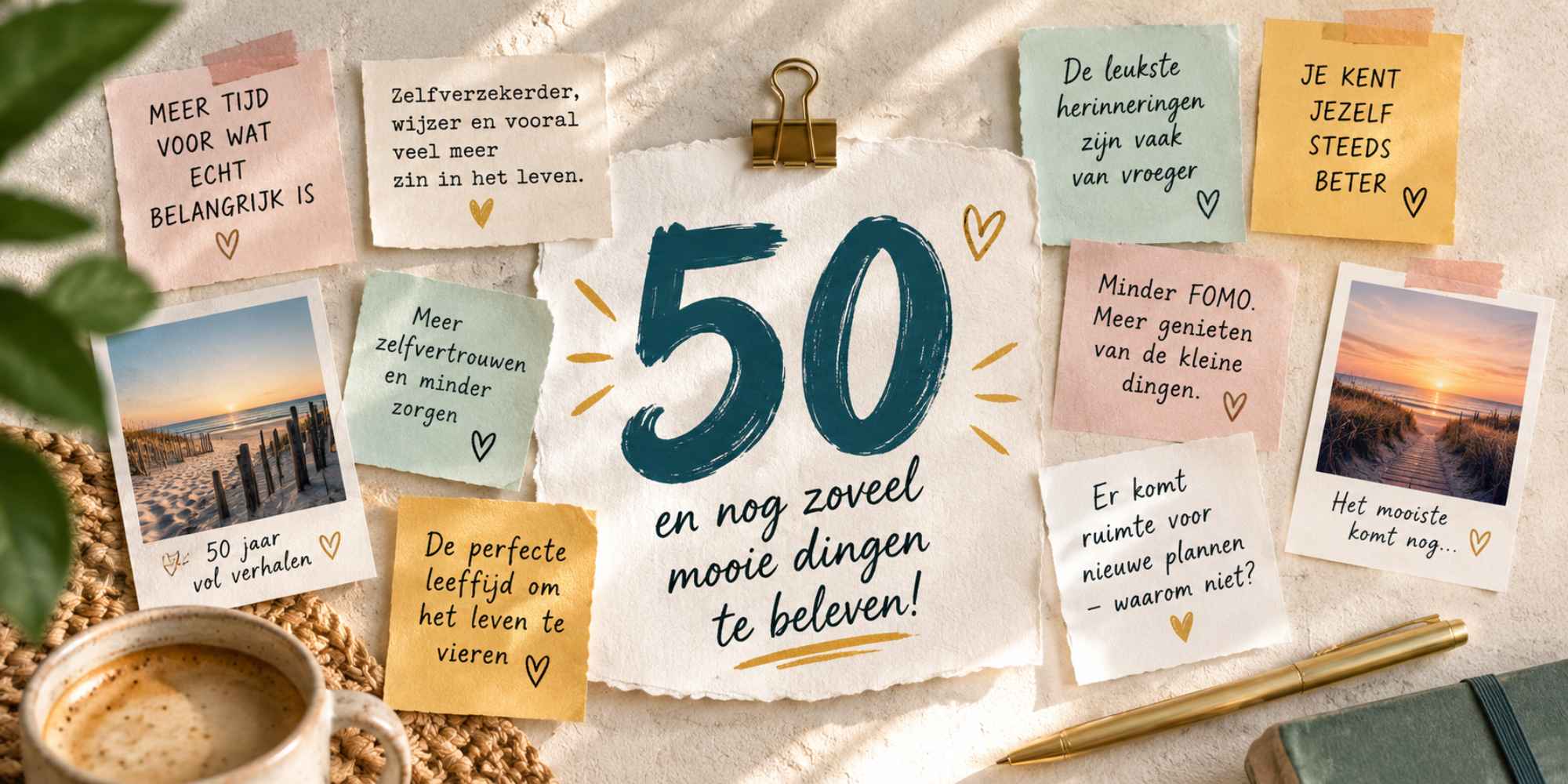 50 redenen waarom 50 jaar een leuke leeftijd is