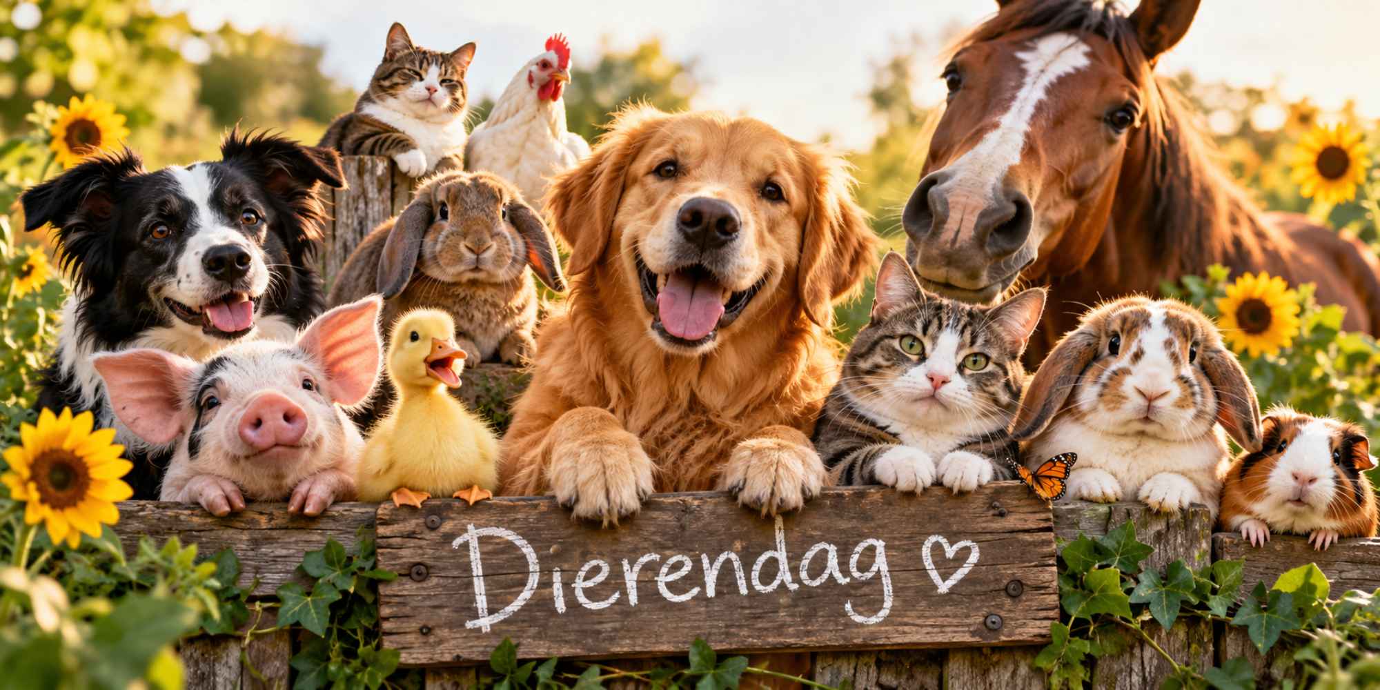 Dierendag met honden katten en andere dieren