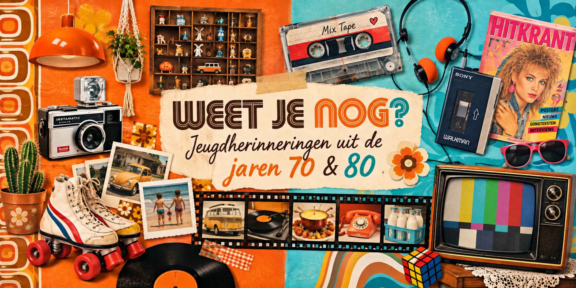 Jeugdherinneringen jaren 70 en 80 nostalgie