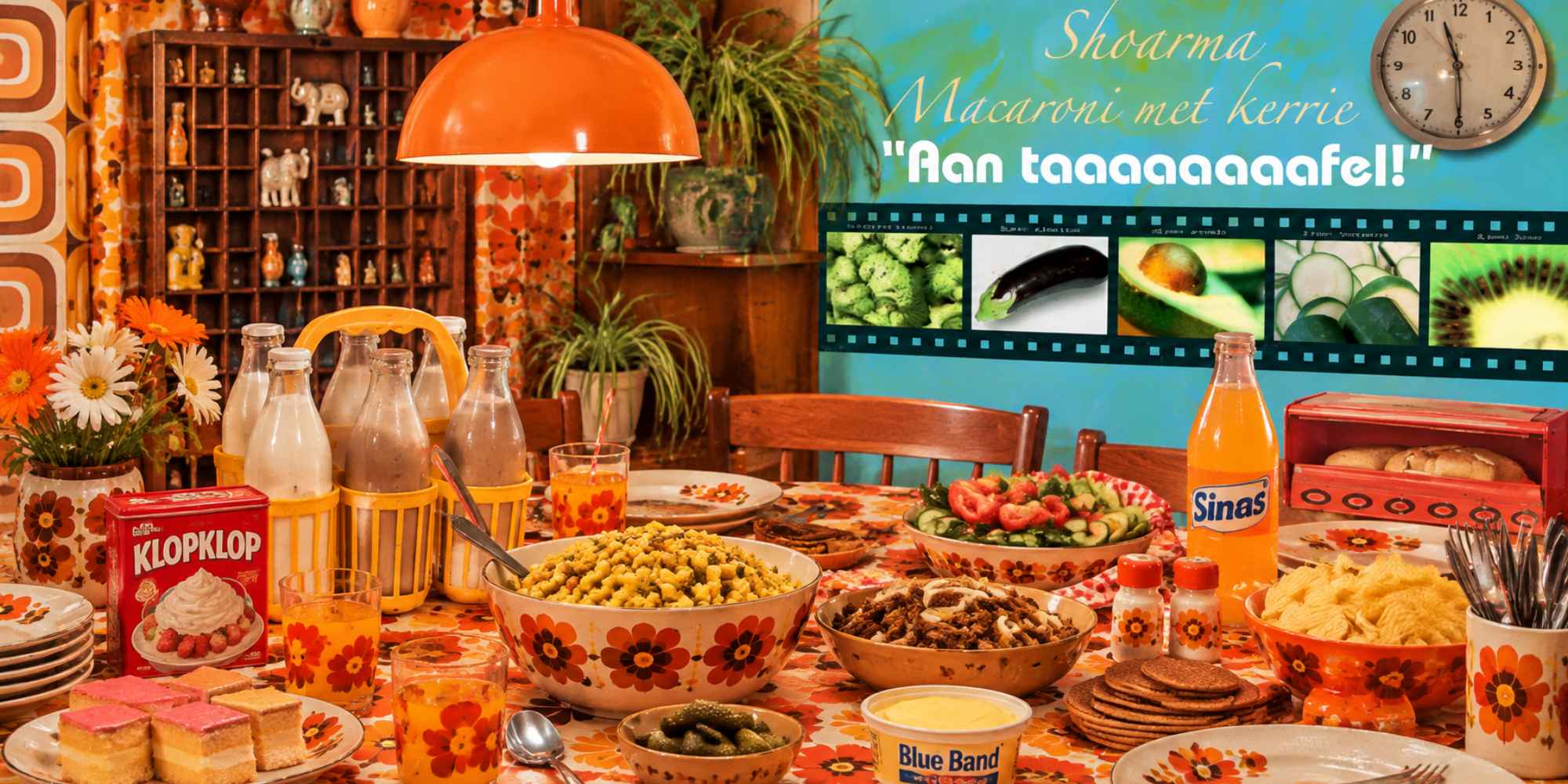 Eten en drinken en nostalgie uit de jaren 70 en 80