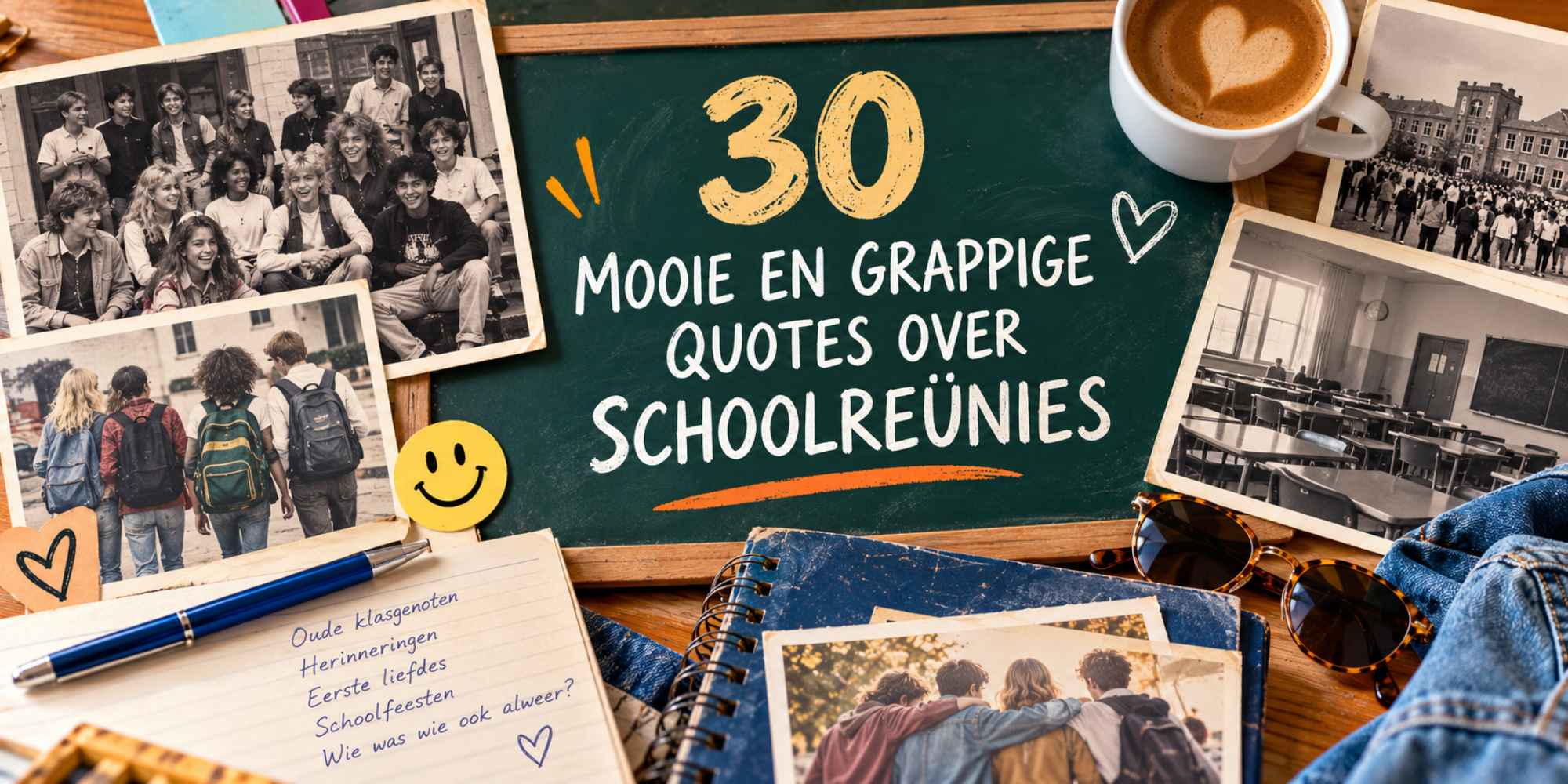 30 mooie en grappige quotes over schoolreünies en klassenreünies