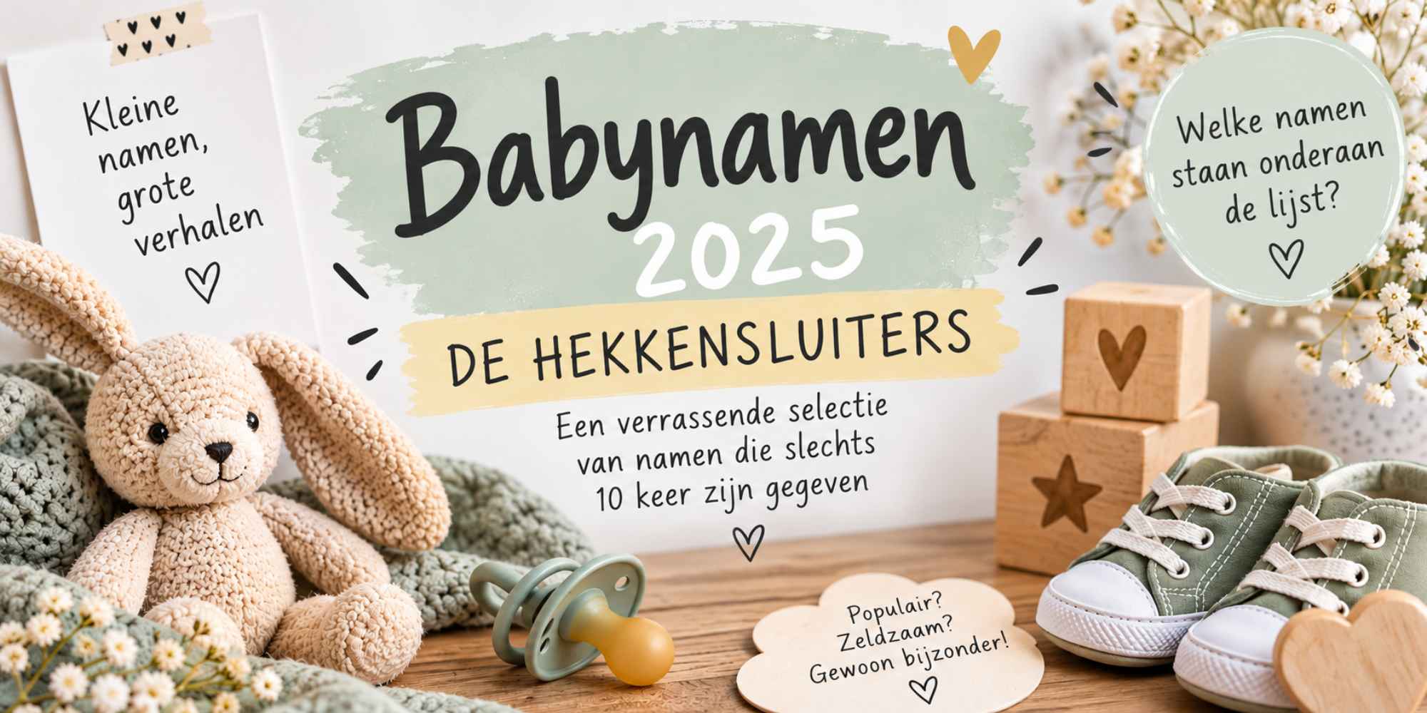Babynamen die niet zo populair zijn