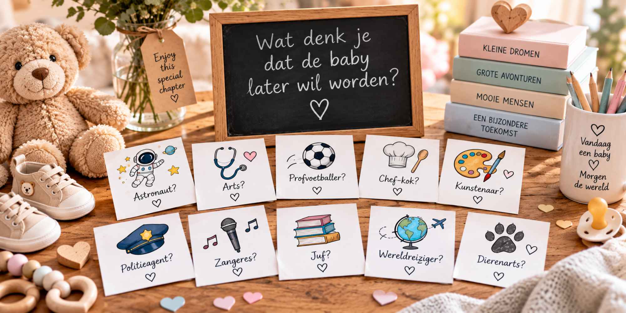 babyshower voorspellingen wat wil de baby later worden