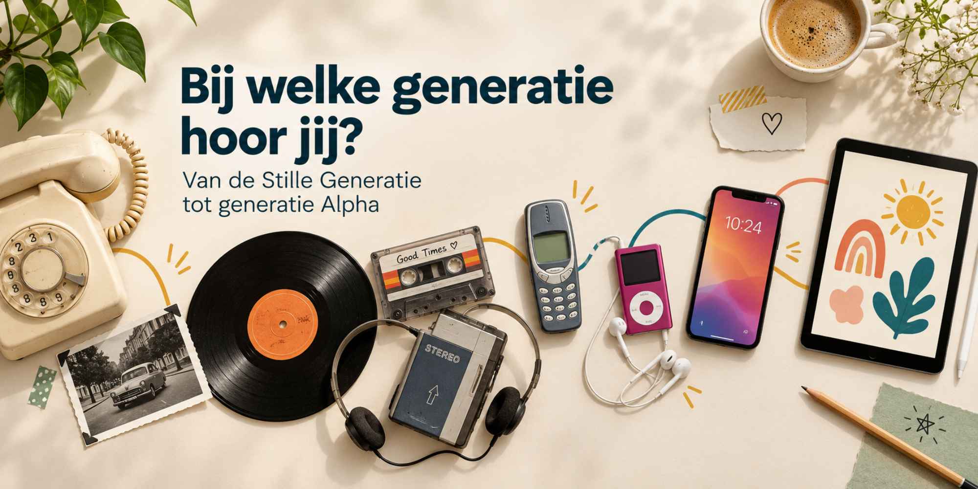 van stille generatie, de babyboomers tot generatie alpha