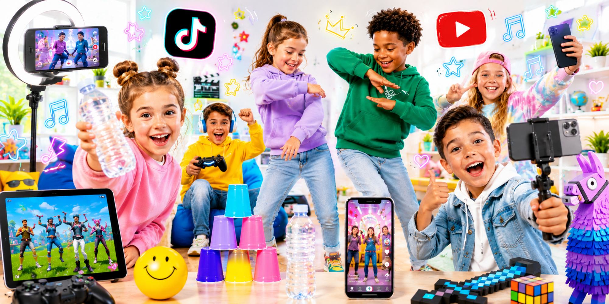 Schoolplein rages en hypes groep 8