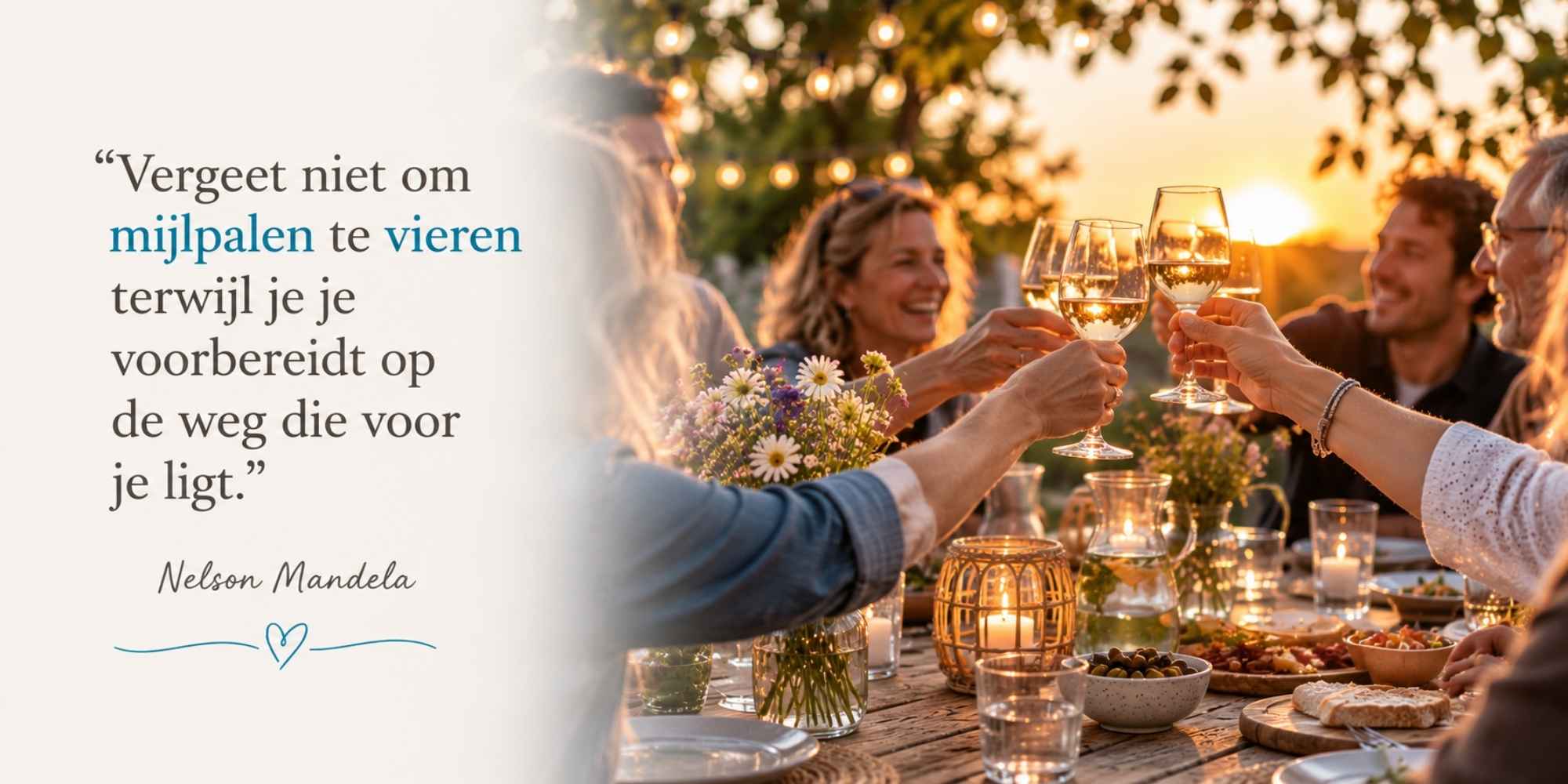 mijlpalen in het leven vieren