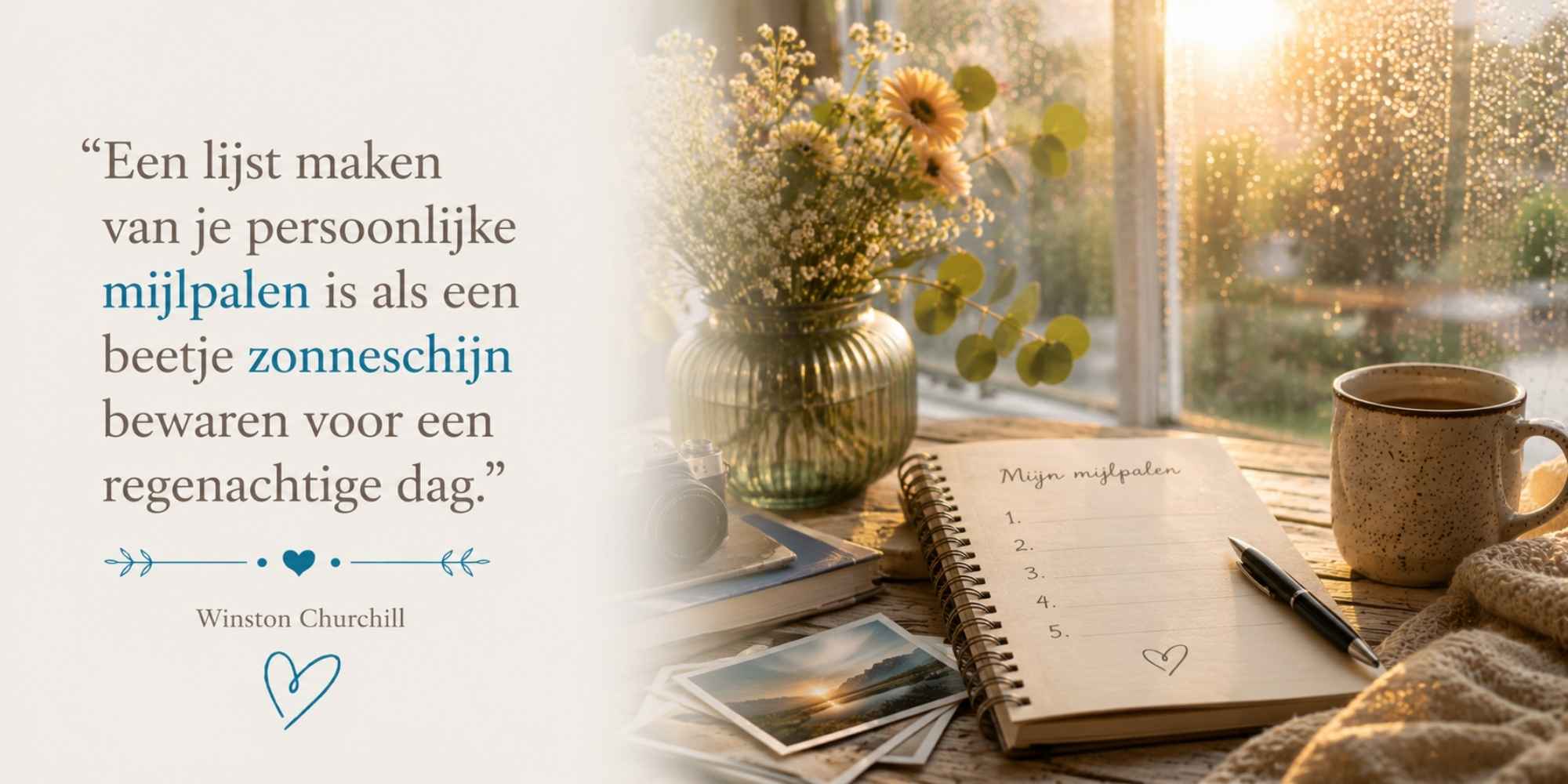 mijlpaal quote Winston Churchill
