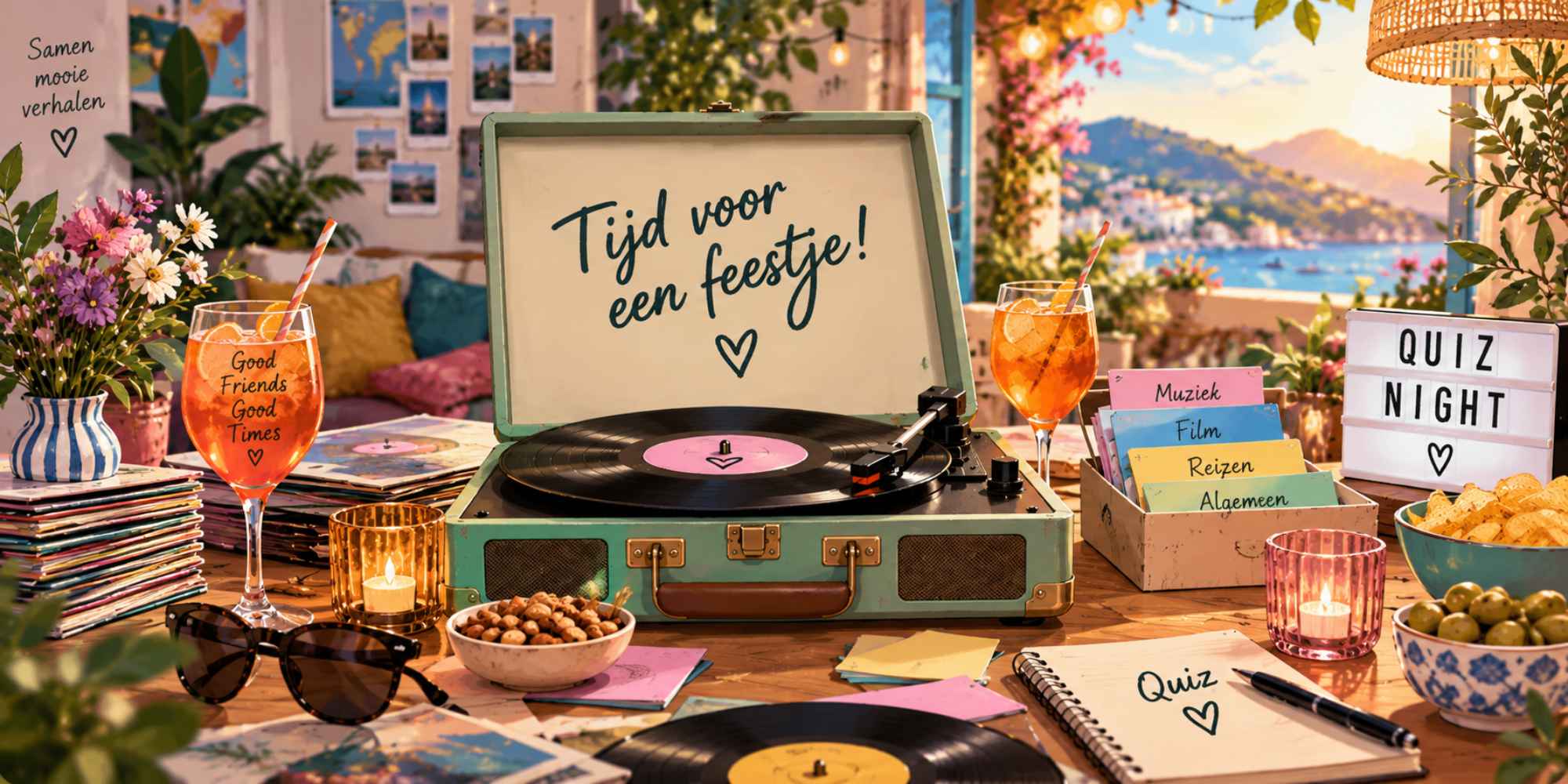 Pensioenfeest met collega's, muziek en een persoonlijke pensioen playlist