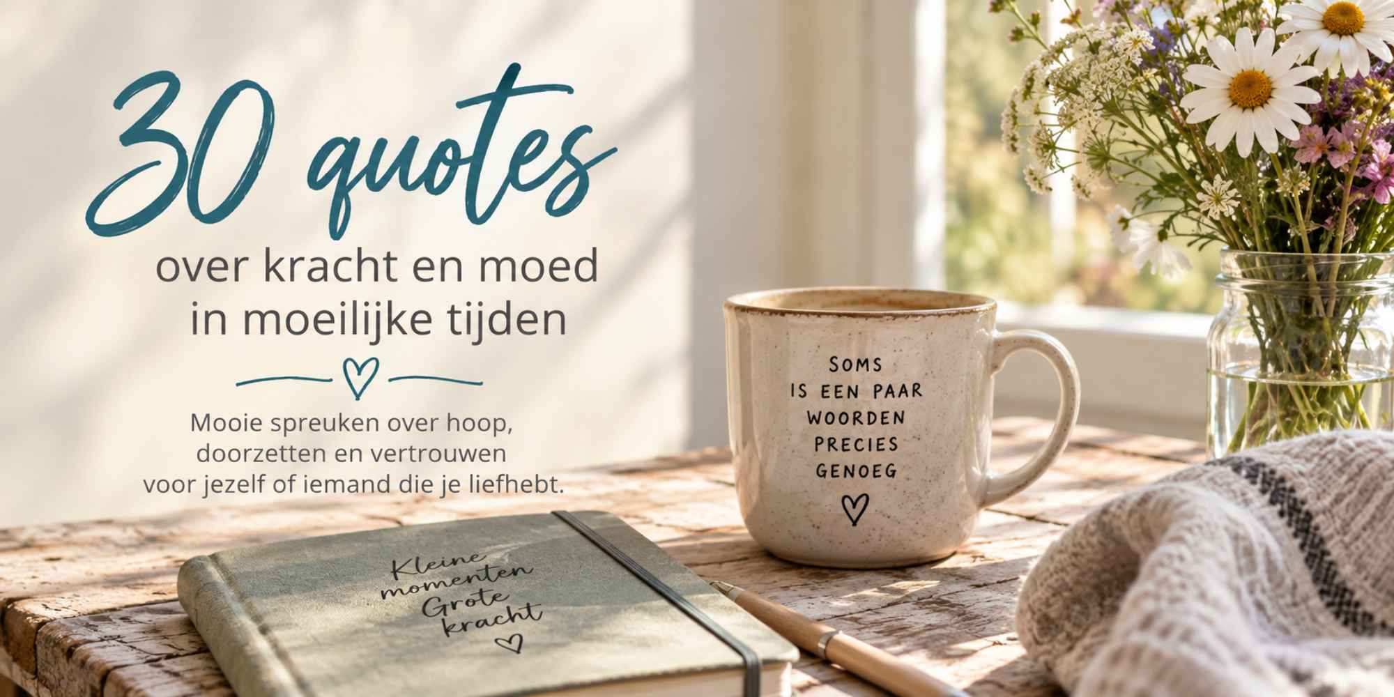 al het leven tegen zit: quotes over kracht en moed