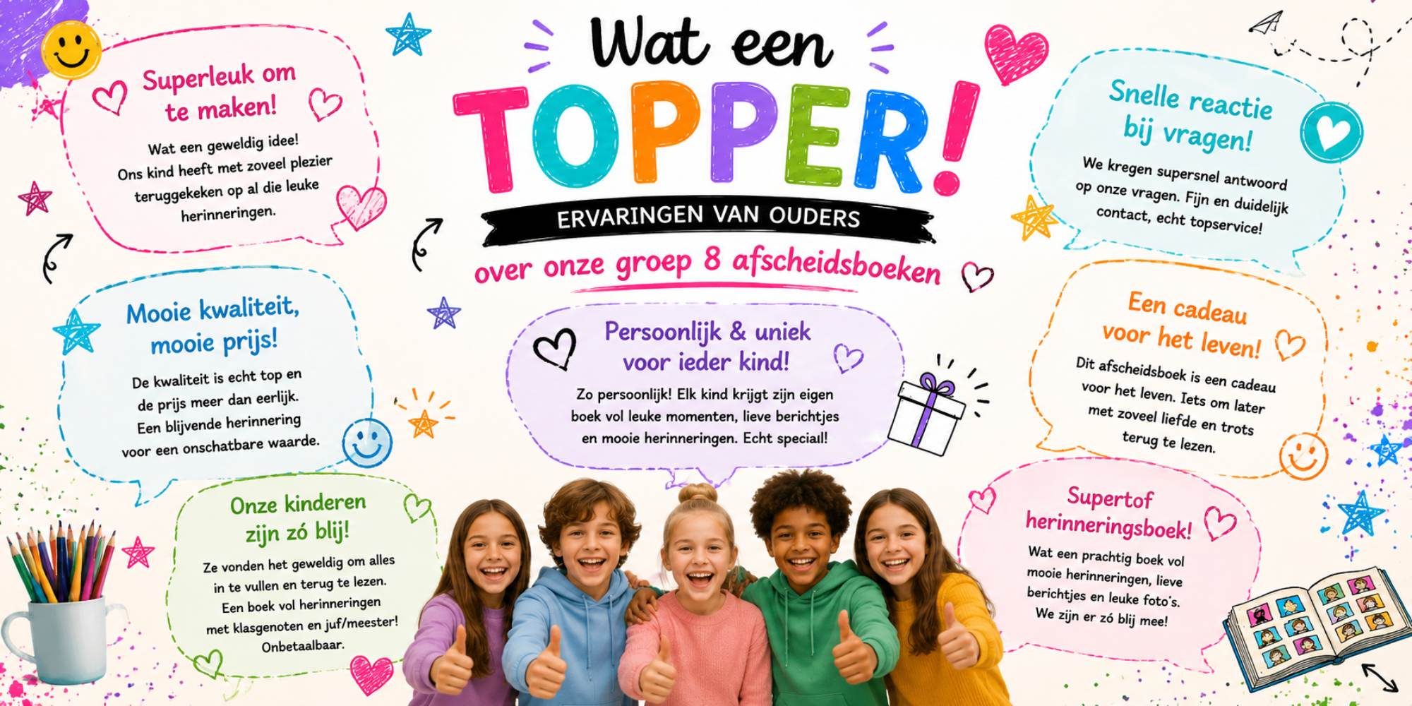 Scholen en ouders over vriendenboeken groep 8