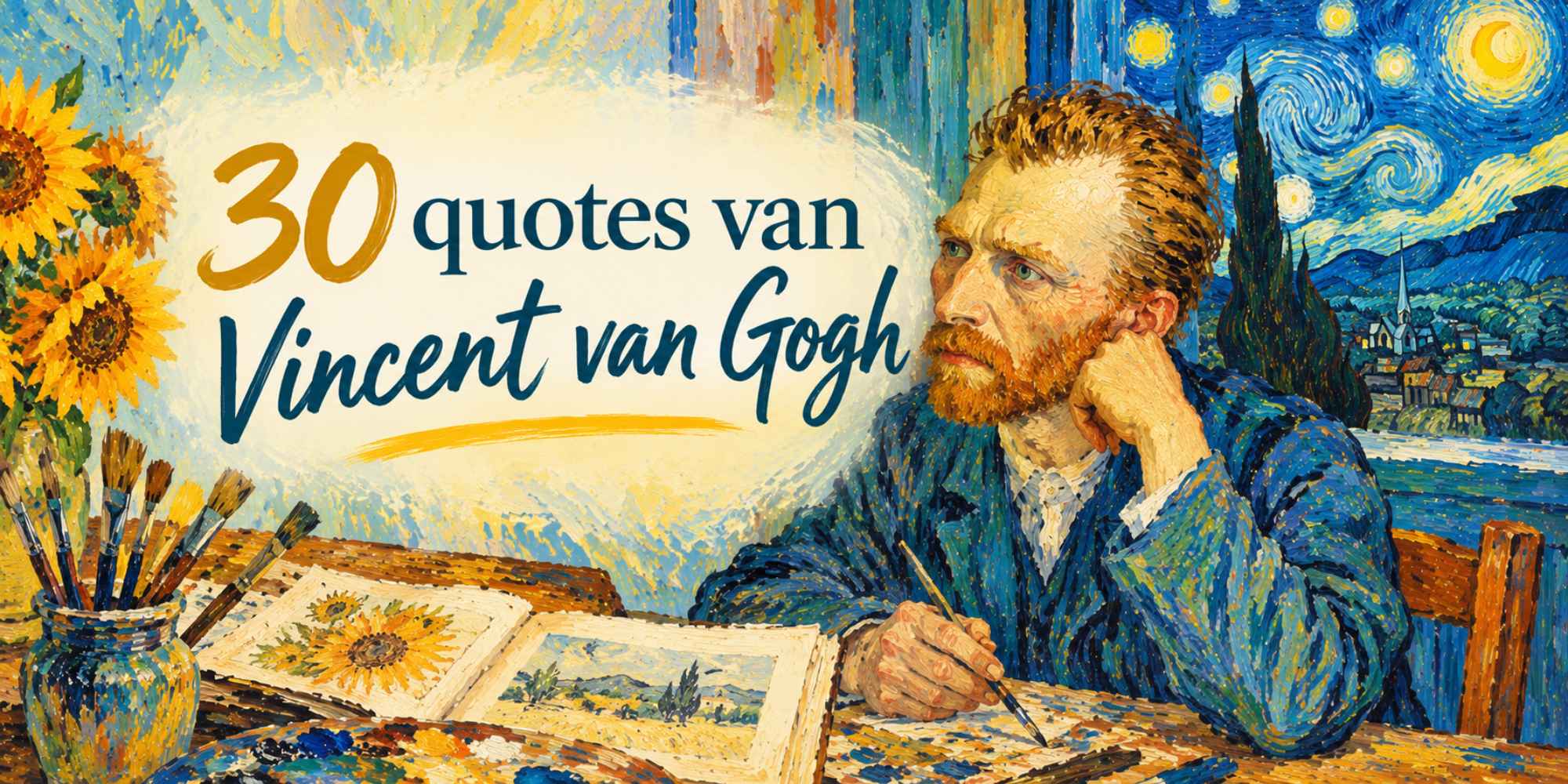 Niets artistiekers dan houden van mensen -  Vincent van Gogh