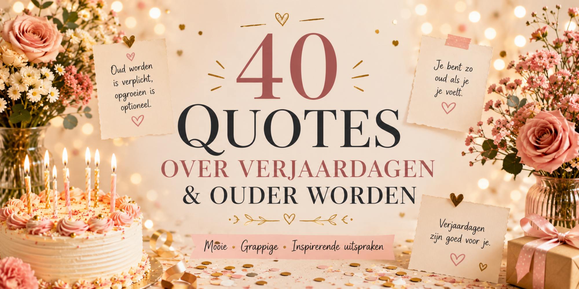 Jarig? 40 quotes verjaardagen