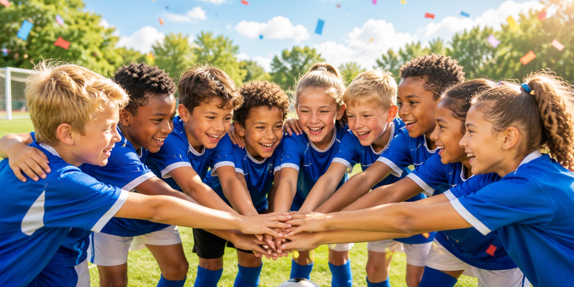 voetbal teamgevoel