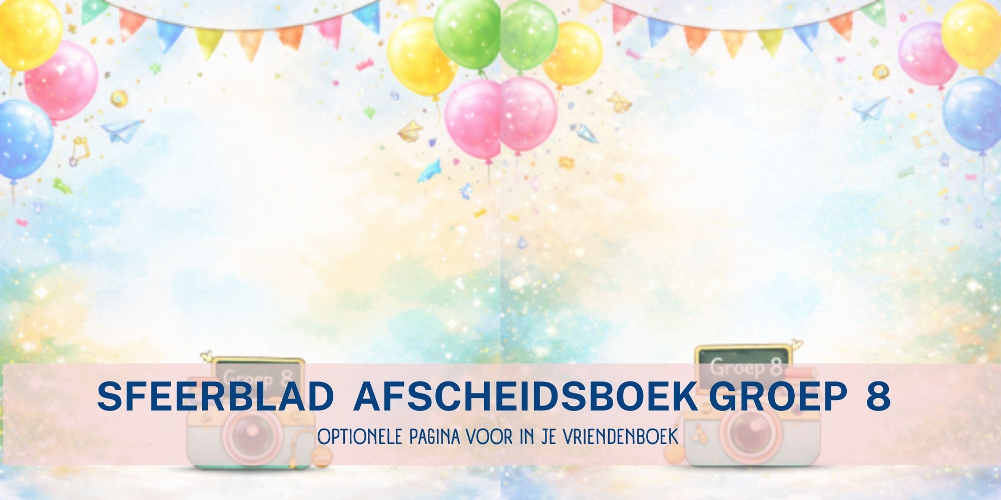 Fotoblad klasgenoten – afscheidsboek groep 8