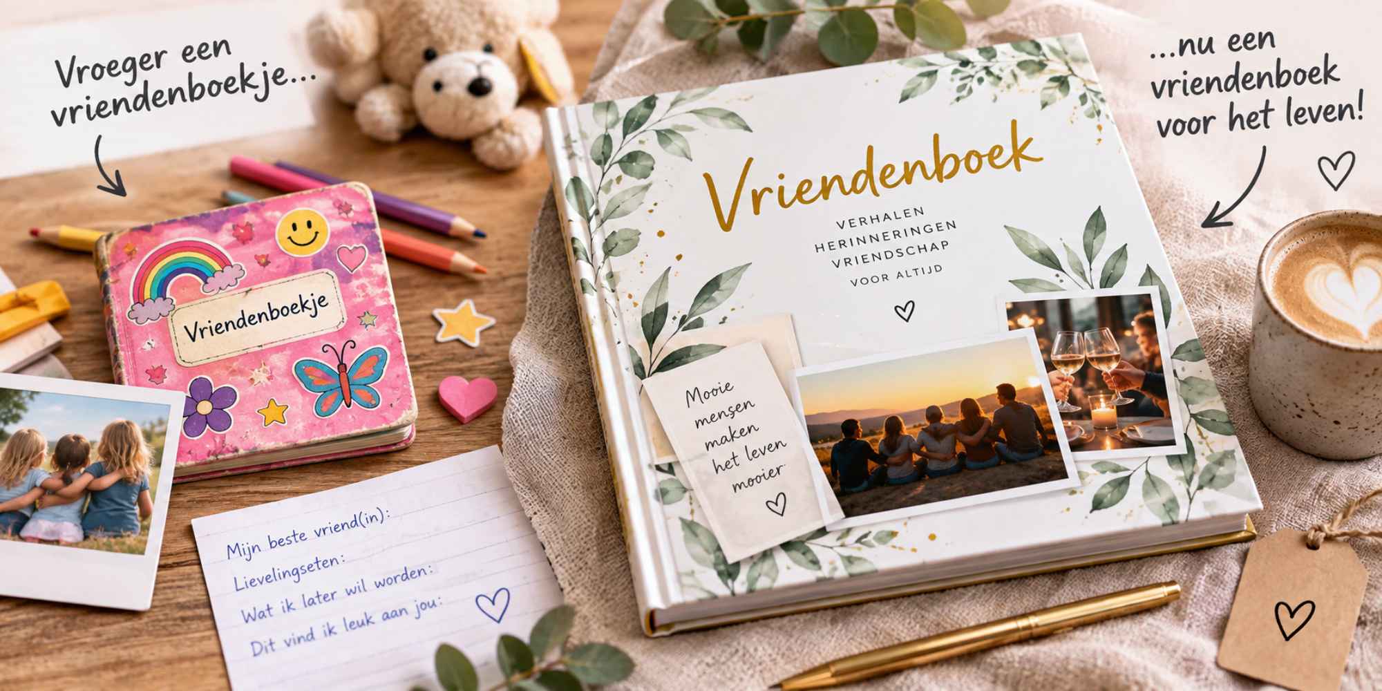 Geen vriendenboekje maar vriendenboek :)