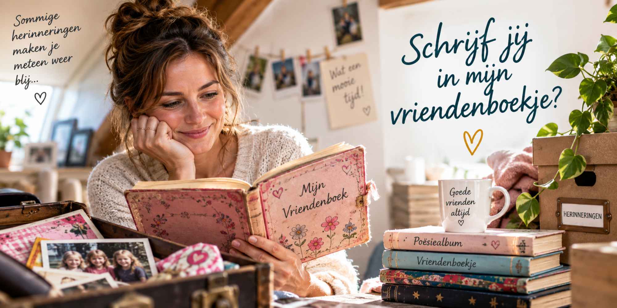 vriendenboekje alleen voor kinderen?