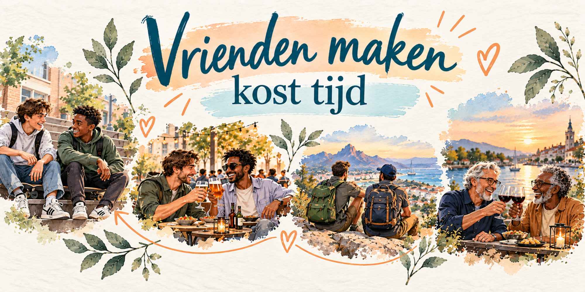 Vrienden maken kost tijd