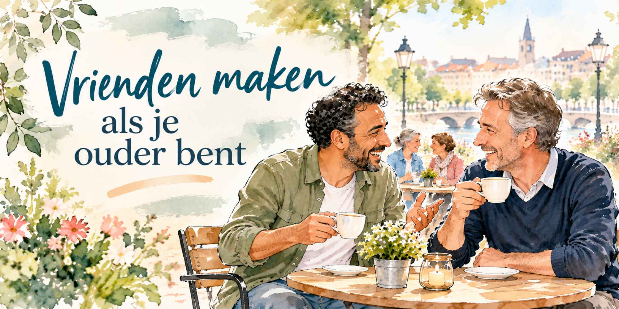 zo maak je vrienden als je ouder bent