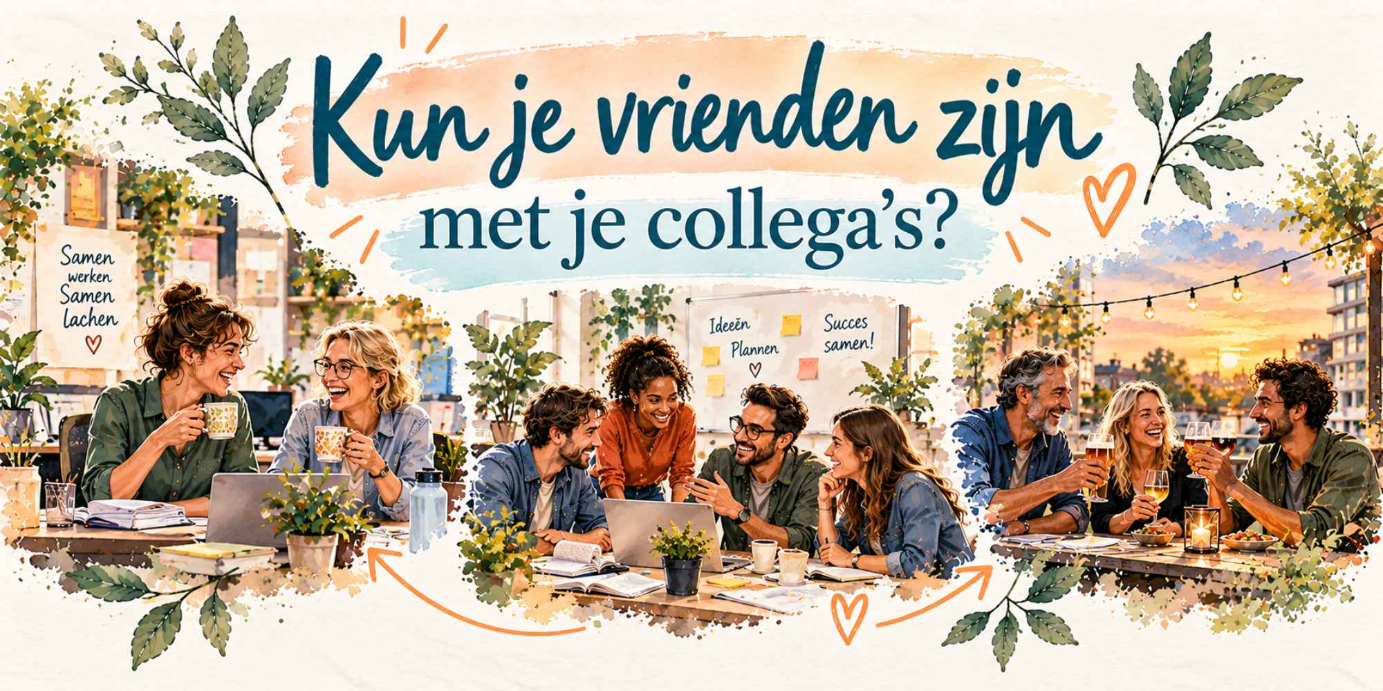 vrienden met je collega's